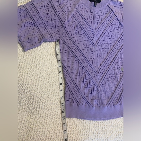 WHBM Lace Stitch Bell Sleeve Sweater - Picture 9 of 9